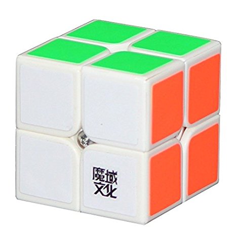 New Yj Moyu Lingpo 2x2x2 Speed Cube Puzzle Smooth 2x2 White