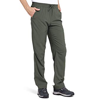 CAMEL Men's Quick-Dry Pants Travel Pants Ultralight Hiking Sweatpants Breathable Camping Sweatpants Summer