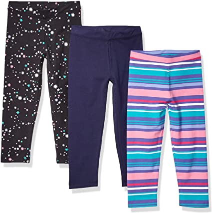 Amazon Brand - Spotted Zebra Girls' Cropped Capri Leggings