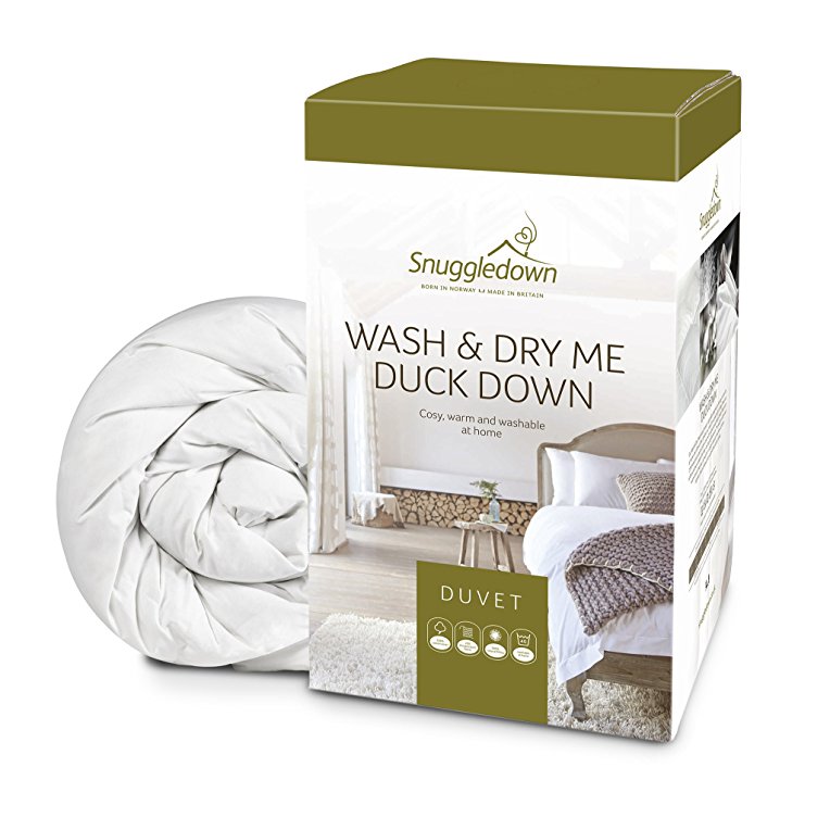 Snuggledown Wash and Dry Me Duck  Down Duvet, 10.5 Tog - Double