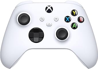 Microsoft Xbox Wireless Controller Robot White - Wireless & Bluetooth Connectivity - New Hybrid D-pad - New Share Button - Featuring Textured Grip - Easily Pair & Switch Between Devices