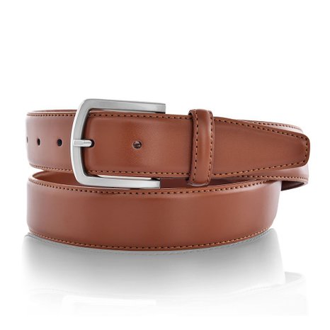 LUCHENGYI Genuine Leather Belt for Men Business Style 35mm