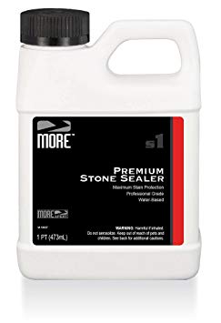 MORE Premium Stone Sealer - Water Based Formula - Protection for Natural Stone and Tile Surfaces [Pint / 16 Oz.]