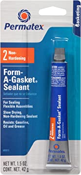 Permatex 80015 Form-A-Gasket #2 Sealant, 1.5 oz.