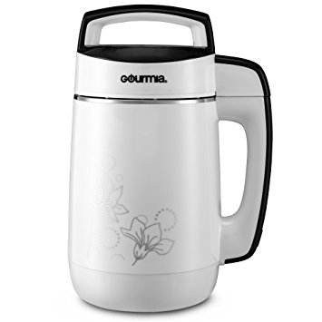 Gourmia GSM1150 Automatic Soup Maker - 5 in 1 Hot or Cold Soup Maker Plus Soy Milk, Rice, Porridge & More - Cool Touch, Durable Stainless Steel with Free Recipe Book