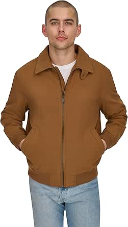 Dockers Men's Micro Twill Golf Bomber Jacket (Standard and Big & Tall)