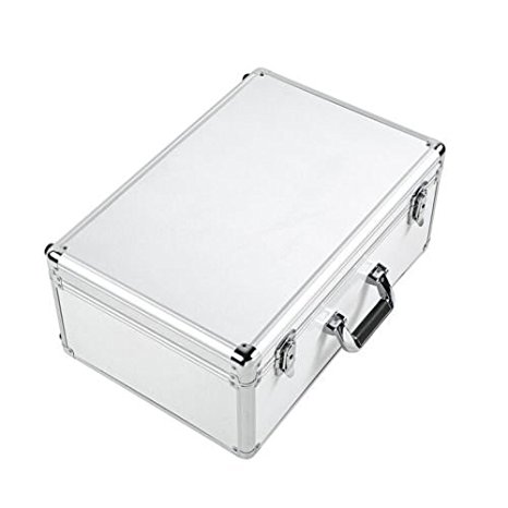 Aluminum Carrying Case for DJI Phantom 3 Professional, Phantom 3 Advanced, Phantom 3 Standard, Phantom 3 4K Fits Extra Accessories