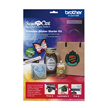 Brother ScanNCut CAPSKIT1 Printable Sticker Starter Kit