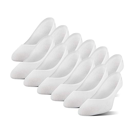 PEDS Women's Ultra Low Cut Coolmax Liner With Gel Tab, 6 Pairs