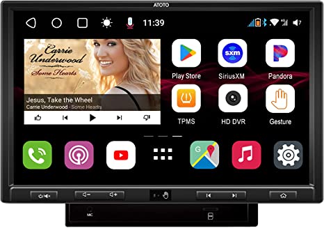 [DAH10D/10.1inch QLED Display] ATOTO S8 Ultra Plus in-Dash Video Receiver - S8G2109UP-N Dual Bluetooth w/aptX HD,Gesture Operation, Wireless Phone Link,VSV&LRV,Built-in 4G Cellular Modem, 6GB 128GB