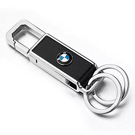 Classic Attachable Key Chain - Simple, Elegant, Durable Multi-ring Key Holder - Smart Keychain For BMW