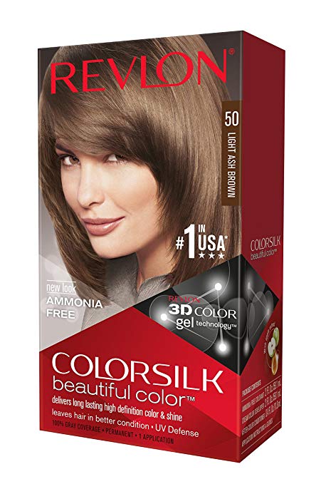 Revlon ColorSilk Haircolor, Light Ash Brown (pack of 3)