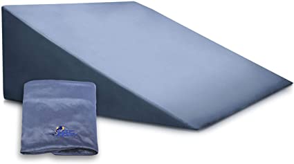Bed Wedge Pillow Case - Cover 24x24x12 - Fits Most Full Size Sleep Wedges
