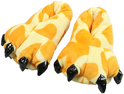 MiziHome Unisex Soft Paw Claw Home Slippers Animal Costume Shoes
