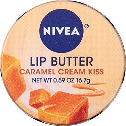 NIVEA Lip Butter Loose Tin, Caramel Cream Kiss, 0.59 Ounce