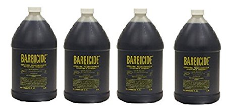 Pack of 4 - Barbicide Disinfectant Liquid Gallon 128oz