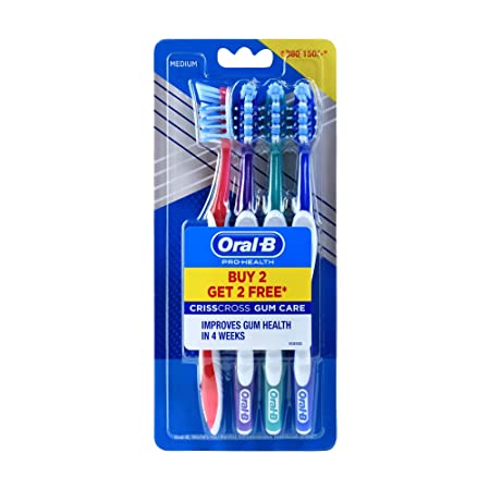 Oral B Pro Health Gum Care Medium Manual Toothbrush (Buy 2 Get 2 Free)