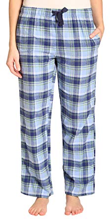 EVERDREAM Sleepwear Womens Flannel Pajama Pants, Long 100% Cotton Pj Bottoms