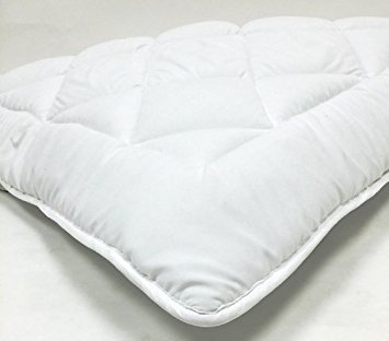 King Waterbed - Down Alternative Mattress Pad/ Topper-Fully Reversible (Double Life)-1" w/ Stay Tight Anchor Straps - Exclusively by Blowout Bedding RN# 142035