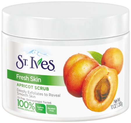 St. Ives Fresh Skin Invigorating Scrub, Apricot, 10 Ounce