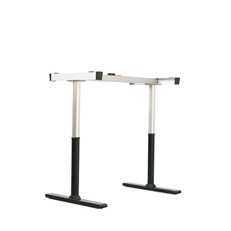 ApexDesk Vortex Series 60-in Wide 6-Button Electric Height Adjustable Frame Only