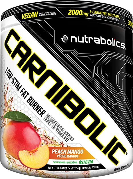 Nutrabolics Carnibolic Low Stim Fat Burner Peach Mango 150 g