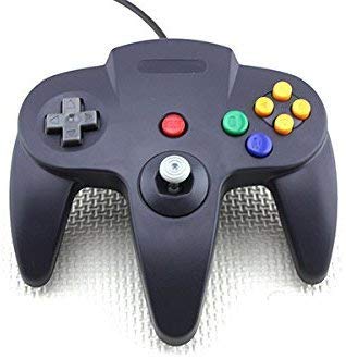 JAMSWALL N64 Controller Joystick N64 System Pad Mario Kart (Blue)