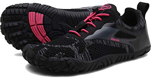 Voovix Hombre Mujer Zapatilla Minimalista de Barefoot Trail Running Unisex  Zapatos Descalzos, Negro37 : : Moda