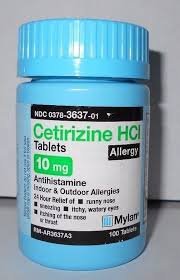 Cetirizine 10 mg tablet