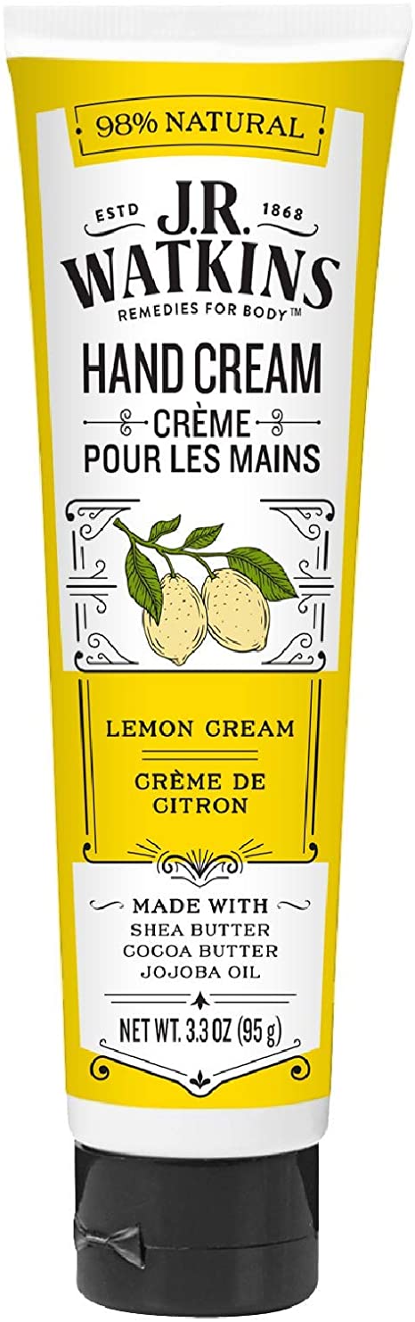 J.R. Watkins Lemon Cream Hand Cream, 95 grams