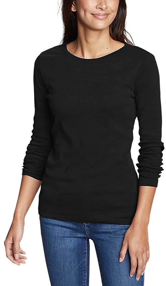 Eddie Bauer Women's Favorite Long-Sleeve Crewneck T-Shirt