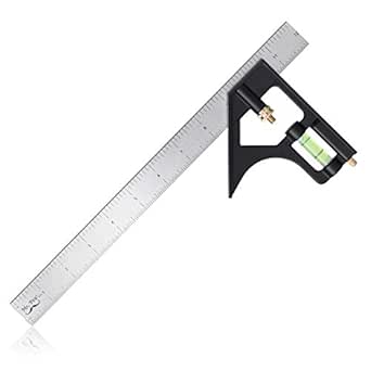 Mr. Pen- Combination Square, 30cm Combo Square, Carpentry Tools, Carpenter Square, Woodworking Tools, Metal Ruler, Framing Square, T Square, T Ruler, Combination Square Set, Square Tool, Metal Square