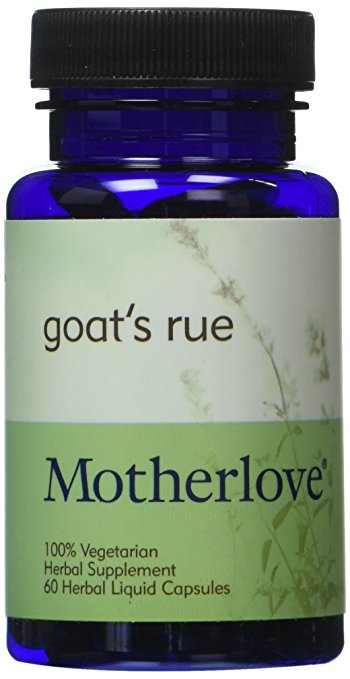 Motherlove Goat's Rue Herbal Breastfeeding Supplement for Lactation Support, 60 Liquid Capsules