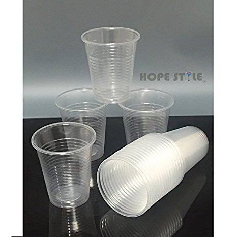 100x High Quality Disposable Clear plastic Cup 70z