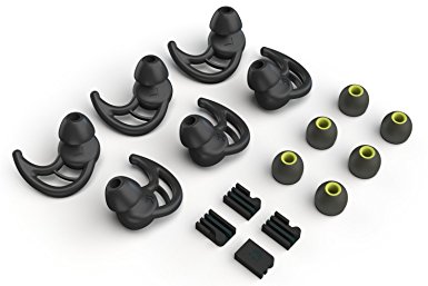 Replacement Silicone Earbuds Tips 3 Pairs, Size L, for Phaiser BHS-730 and other In Ear Headphones Earphones L