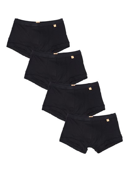 David Archy Men's 4 Pack Micro Modal Air Low Rise Trunk