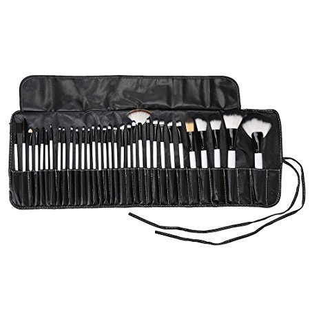 Hotrose® 32 Pcs Professional Makeup Brush Set with a Free PU Leather Bag