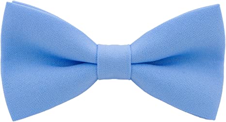 Classic Pre-Tied Bow Tie Formal Solid Tuxedo for Adults & Children, by Bow Tie House