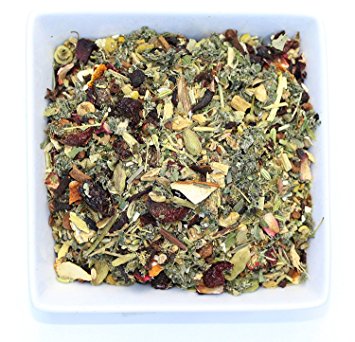 Tealyra - Calm Down - Nirvana - Chamomile Ginger Hibiscus - Wellness and Relaxing Herbal Loose Leaf Tea - Detox Tea - Caffeine-Free - All Natural - 110g (4-ounce)