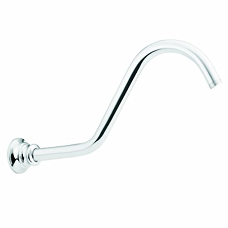 Moen S113 Waterhill 14-Inch Replacement Extension Curved Shower Arm, Chrome