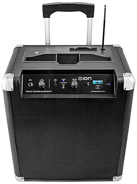 ION Block Rocker Portable Speaker System with AM/FM Radio
