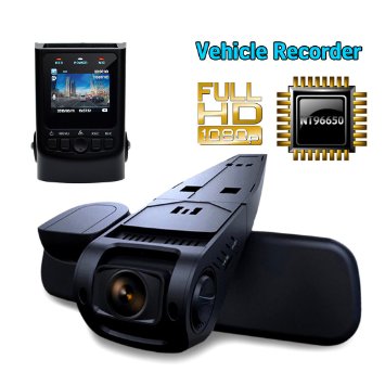 Toguard FHD 1080P Stealth Dash Cam Car Camera 170deg wide angleWDRG-sensorNight VisionMotion DetectionLoop RecordBuilt-in Super CapacitorNovatek NT96650