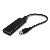 MyDigitalSSD Bullet Proof USB 31 mSATA SSD Enclosure Adapter - Supports UASP - MDMS-BP-USB3