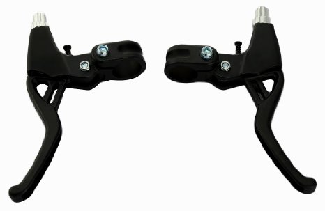 BicycleStore® 1 Pair Universal Full Aluminum Alloy Bicycle Brake Handle Mountain Road Bike Brake Lever 2.2cm Diameter