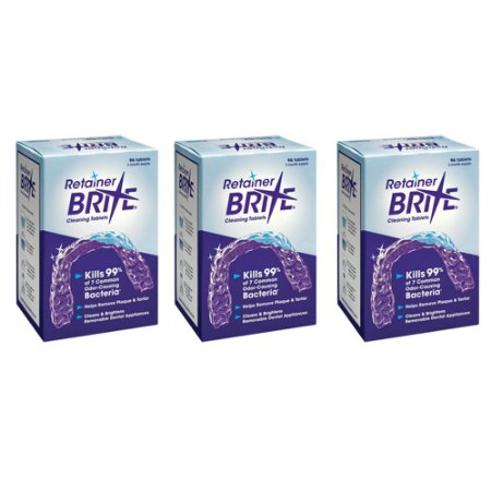 Retainer Brite Tablets, 288 Tablets (9 Month Supply)