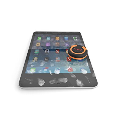 Touchscreen Cleaner For Tablet Phones Ipad Laptop BY TaniDek - Vibrate Remove Fingerprints - 1 Year Warranty (ORANGE)