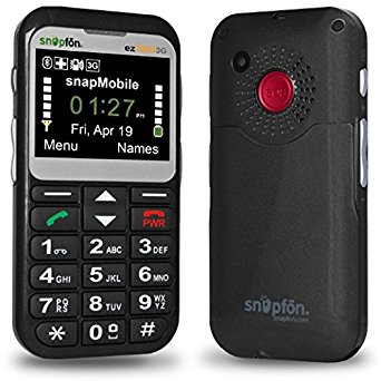 Snapfon ezTWO 3G Cell Phone with 1 Year of snapMobile Service (900 minutes)