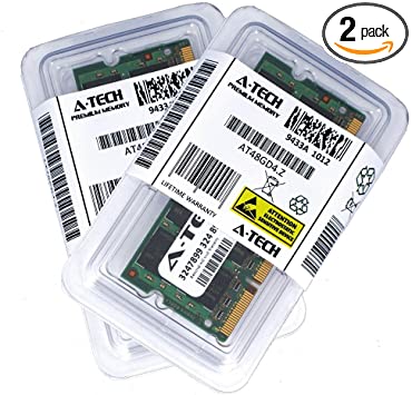 A-Tech 2GB Kit (2X 1GB) DDR2 533MHz PC2-4200 200-pin SODIMM Laptop Notebook Computer Memory RAM Modules