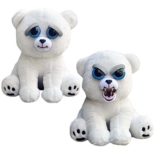 William Mark- Feisty Pets: Karl the Snarl- Adorable 8.5" Plush Stuffed Polar Bear That Turns Feisty With A Squeeze …