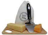 Cheese Slicer with Storage Bag Hand-Held Cheese Plane Slicer Stainless Steel Blade Slices Semi-Hard and Hard Cheeses thinly with ease Enjoy your Cheese Slices